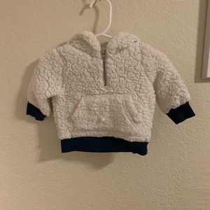 NWOT Tucker and Tate hooded Sherpa pullover 3M